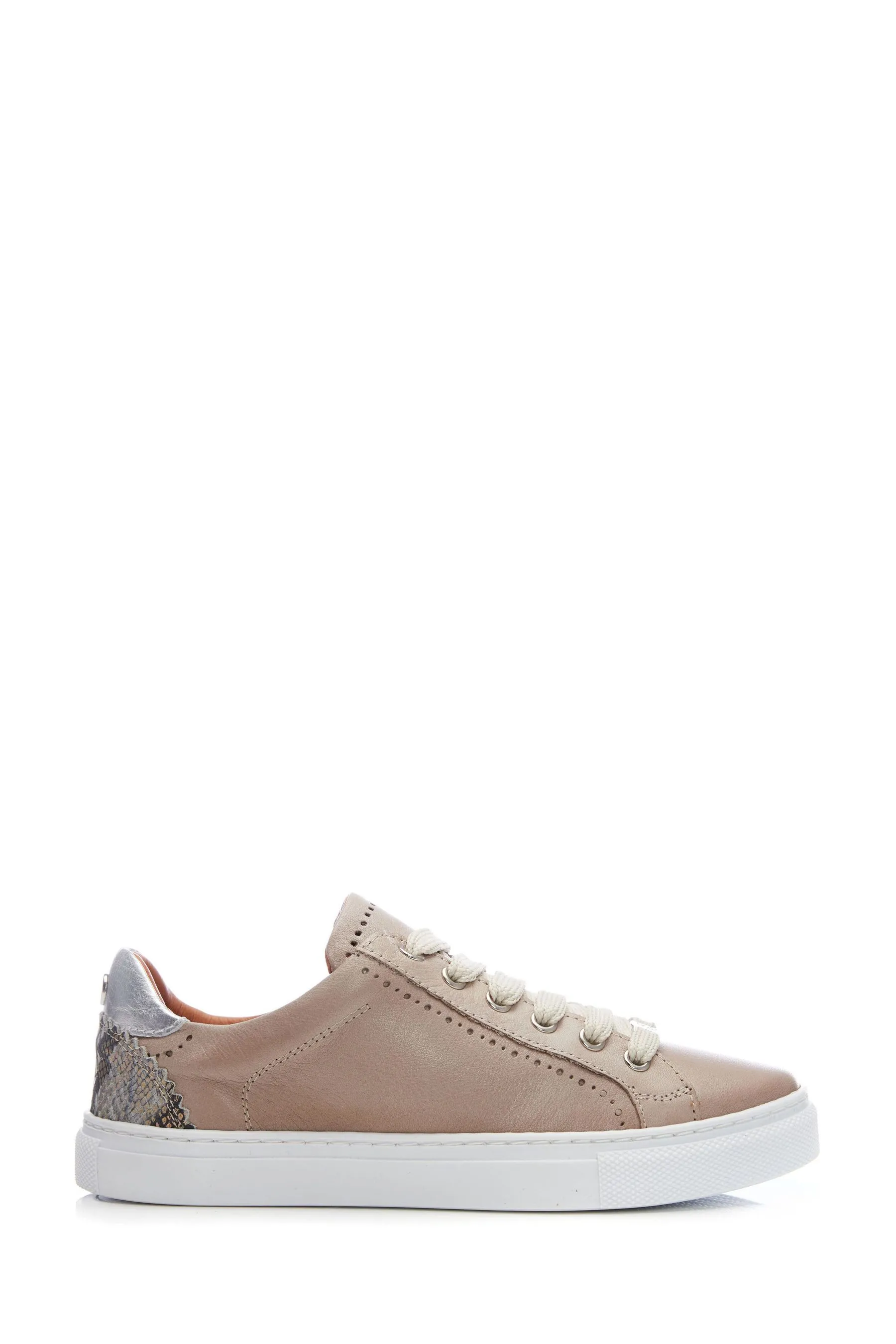 Moda in Pelle - Anatoli - Scarpe da ginnastica con fori Pizzo ciruclar cut-out    