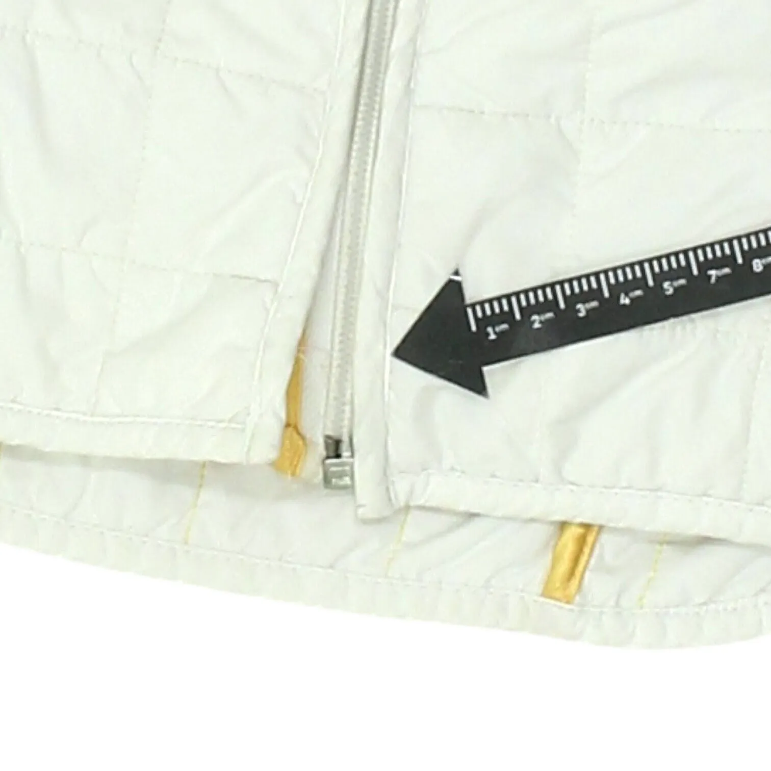 Moncler Girls White Quilted Jacket | Vintage Kids High End Designer Coat VTG