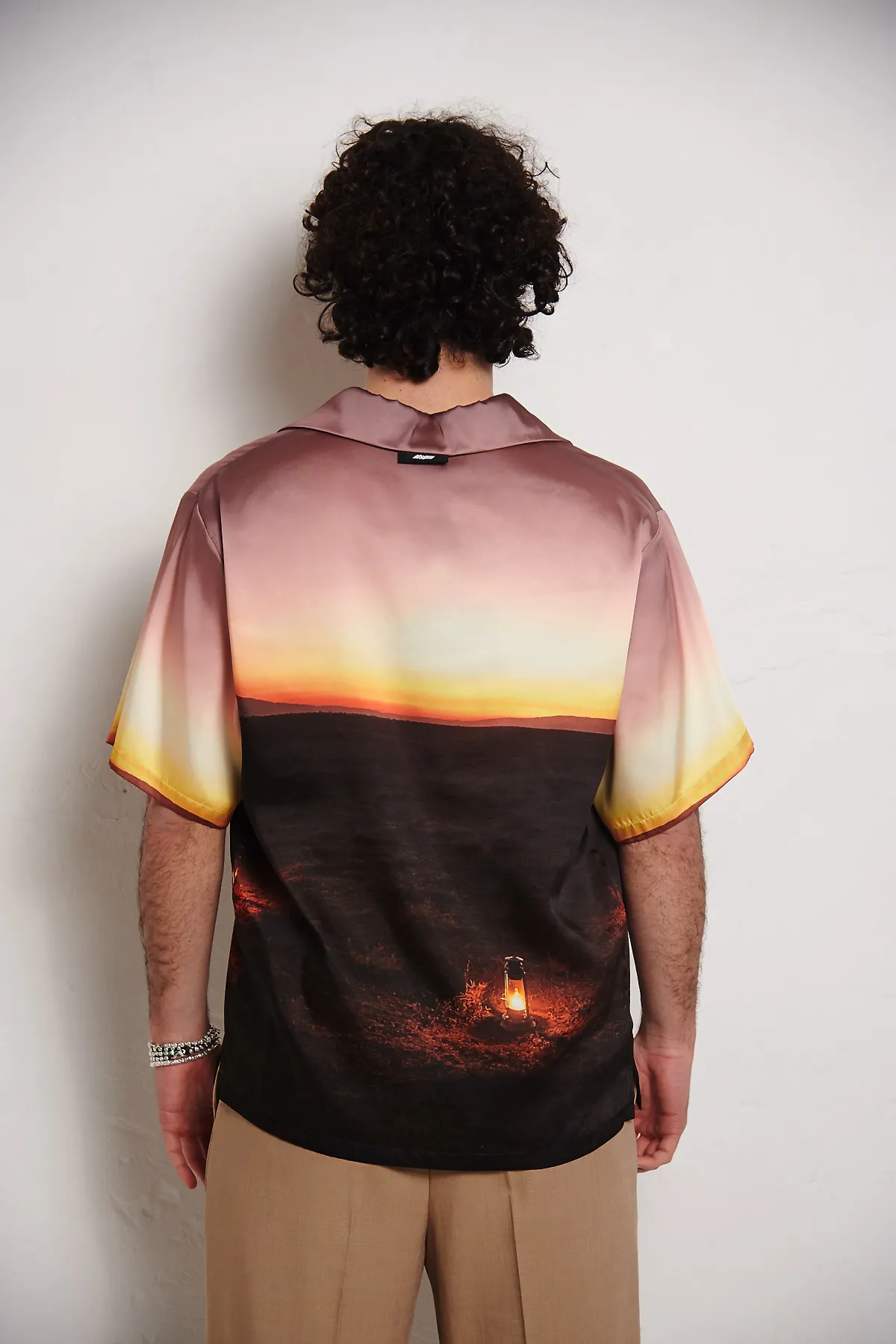 MSGM Camicia a manica corta stampa Serengheti Park