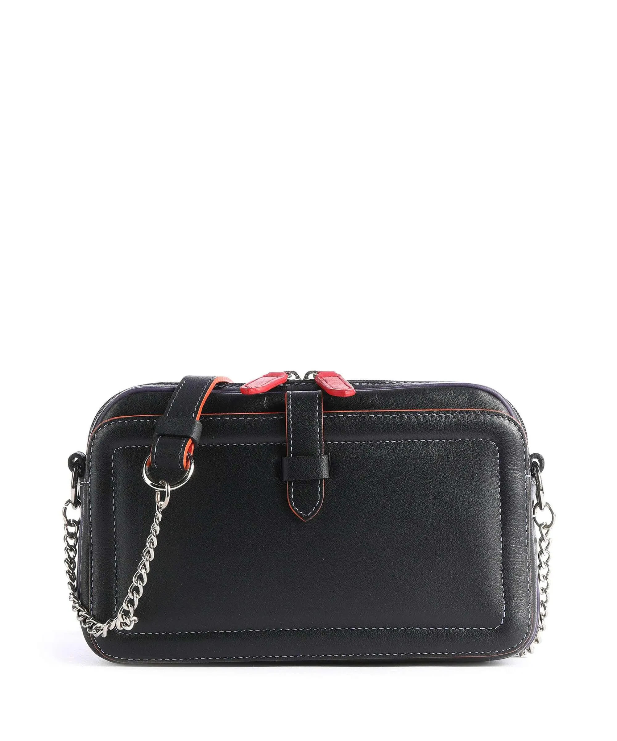  Mywalit Borsa a tracolla pelle liscia nero  