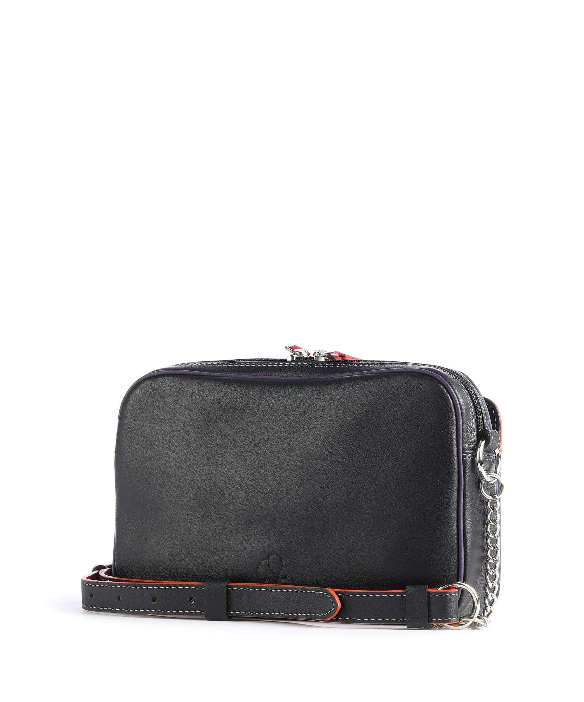  Mywalit Borsa a tracolla pelle liscia nero  