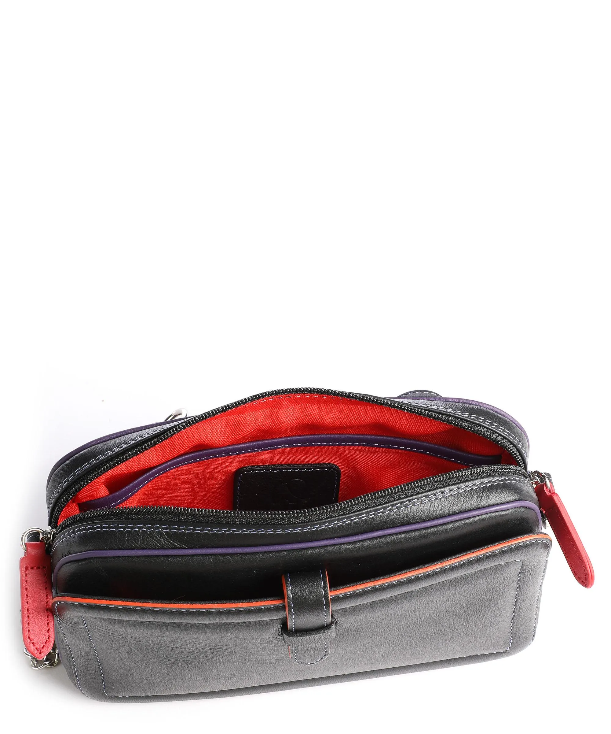  Mywalit Borsa a tracolla pelle liscia nero  