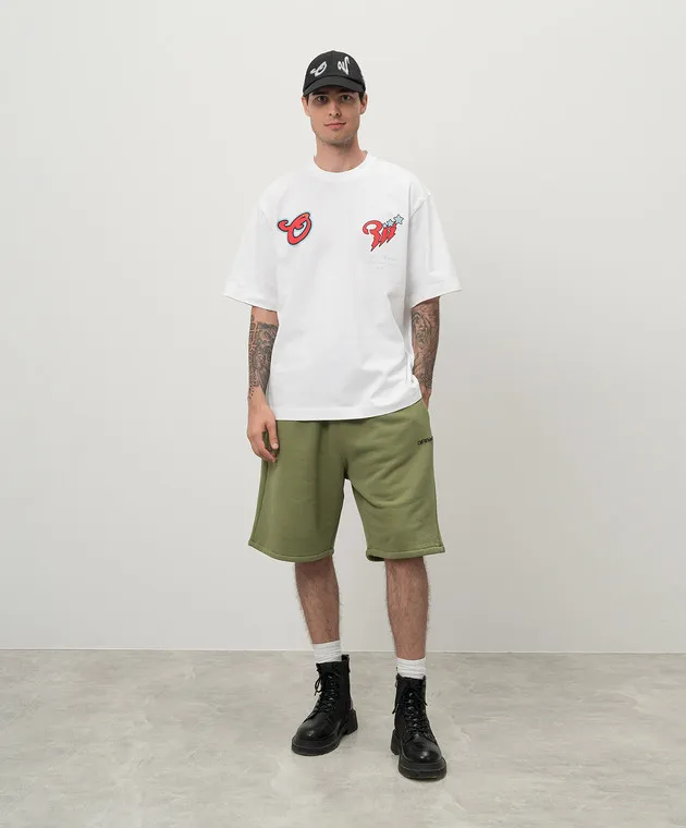 Off-White Maglietta bianca Scorpione OMAA120F24JER00P