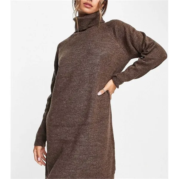 Only - Abito collo alto in maglia