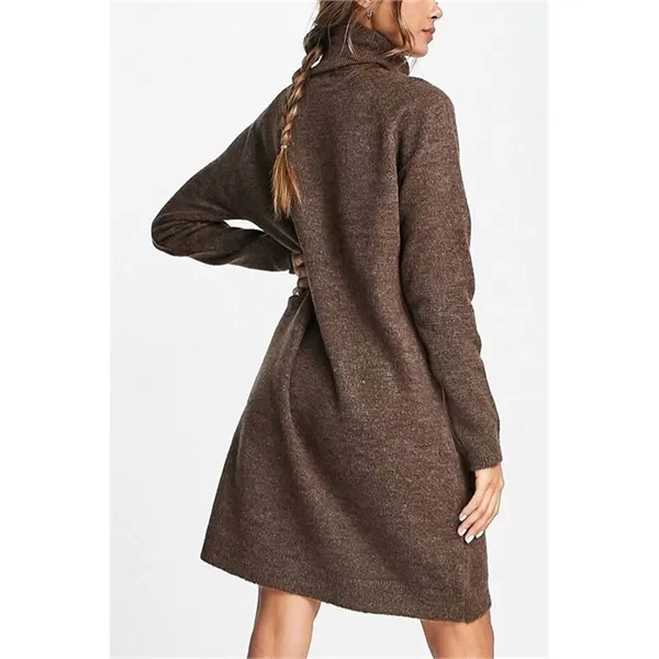 Only - Abito collo alto in maglia