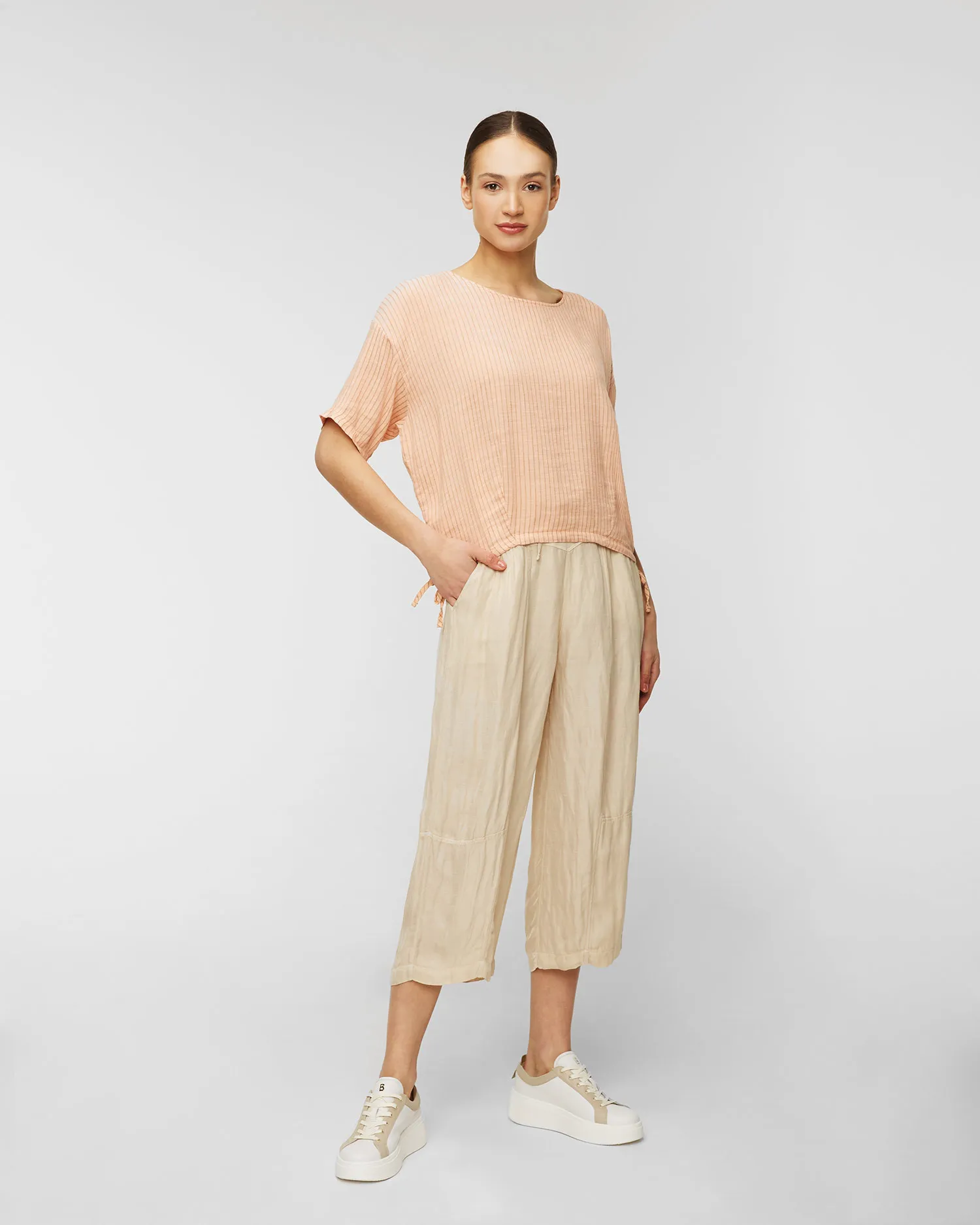 Pantaloni di lino Deha D83577-75108