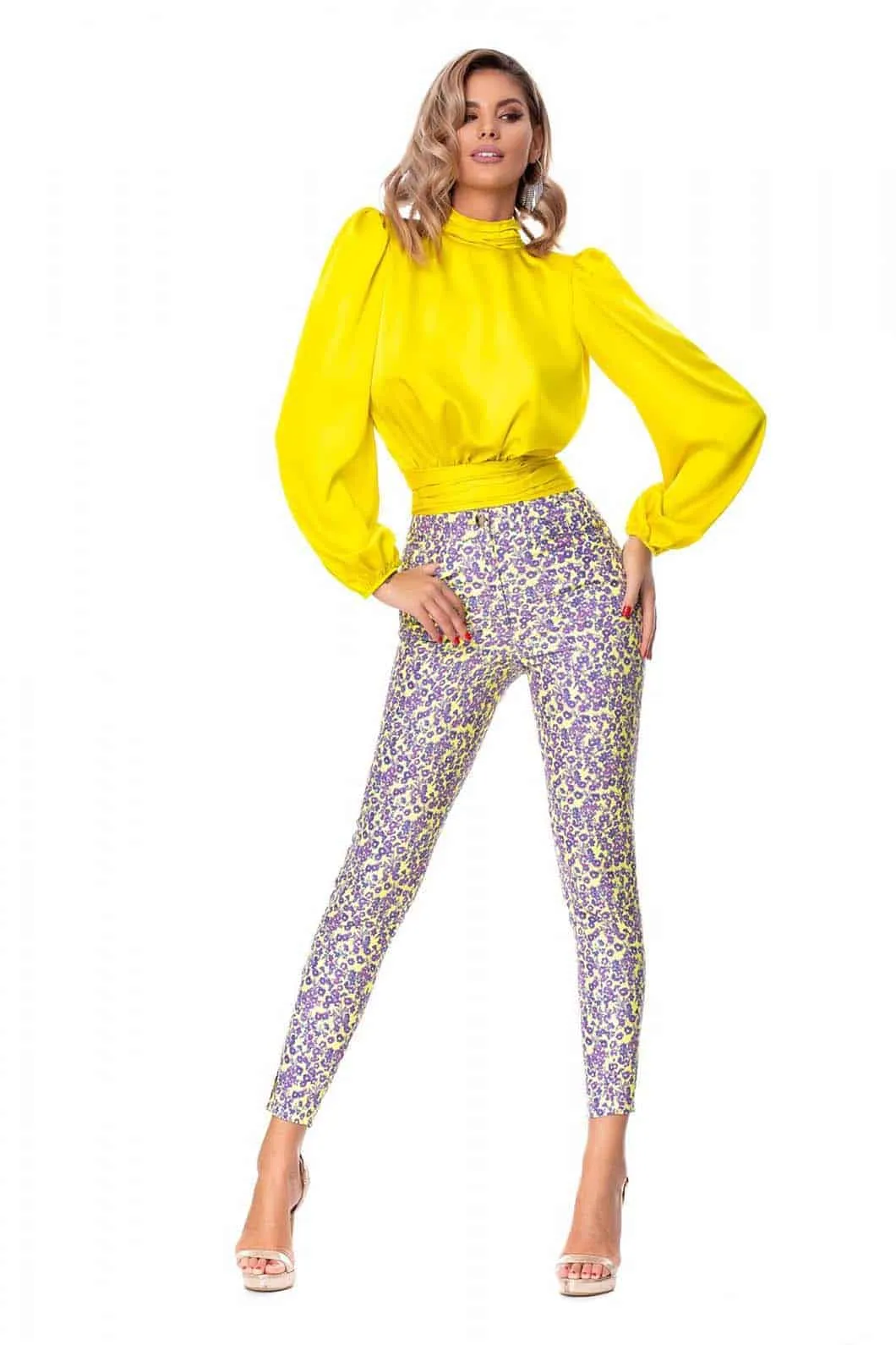 Pantaloni eleganti in taglio aderente
