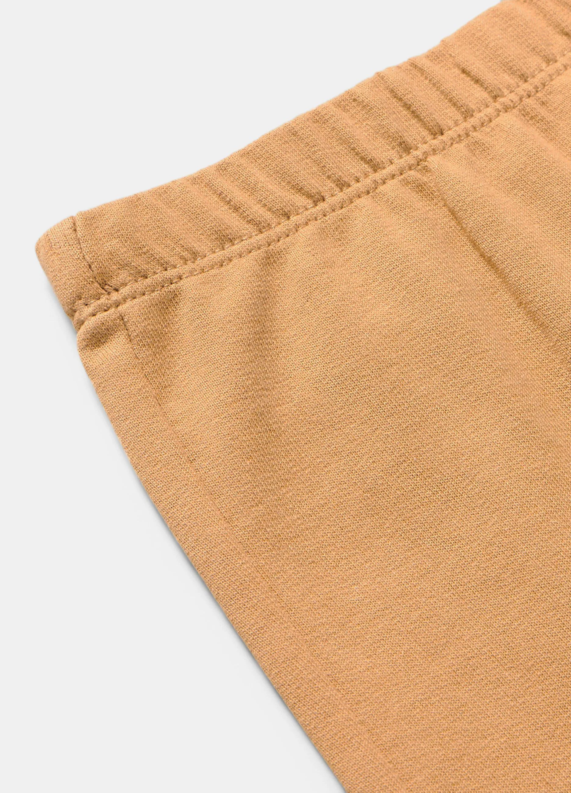 Pantaloni in felpa di puro cotone neonato