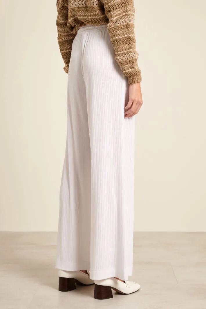 Pantaloni in jersey creponne