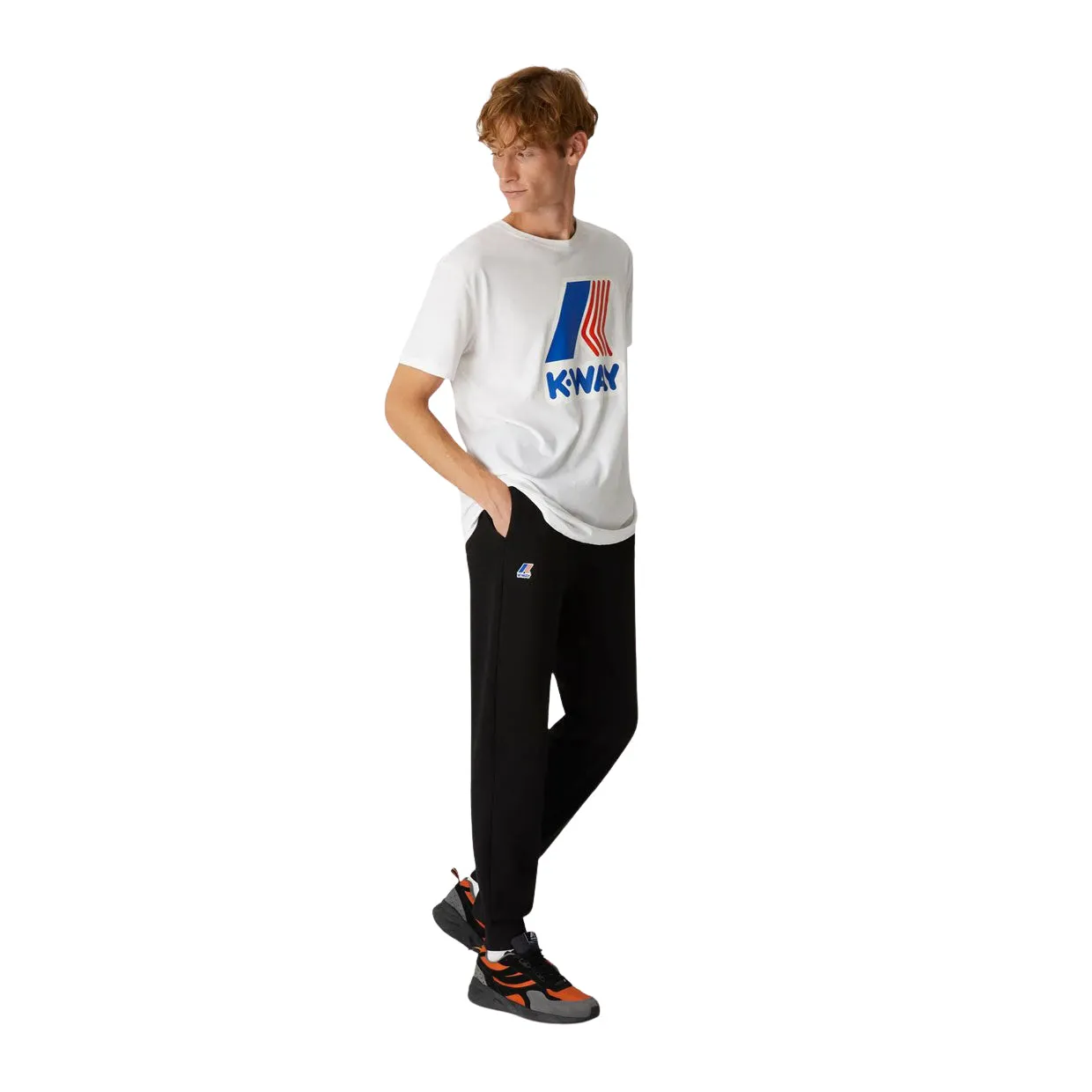 Pantaloni K-Way Le Vrai Bishop HV Poly Cotton Nero