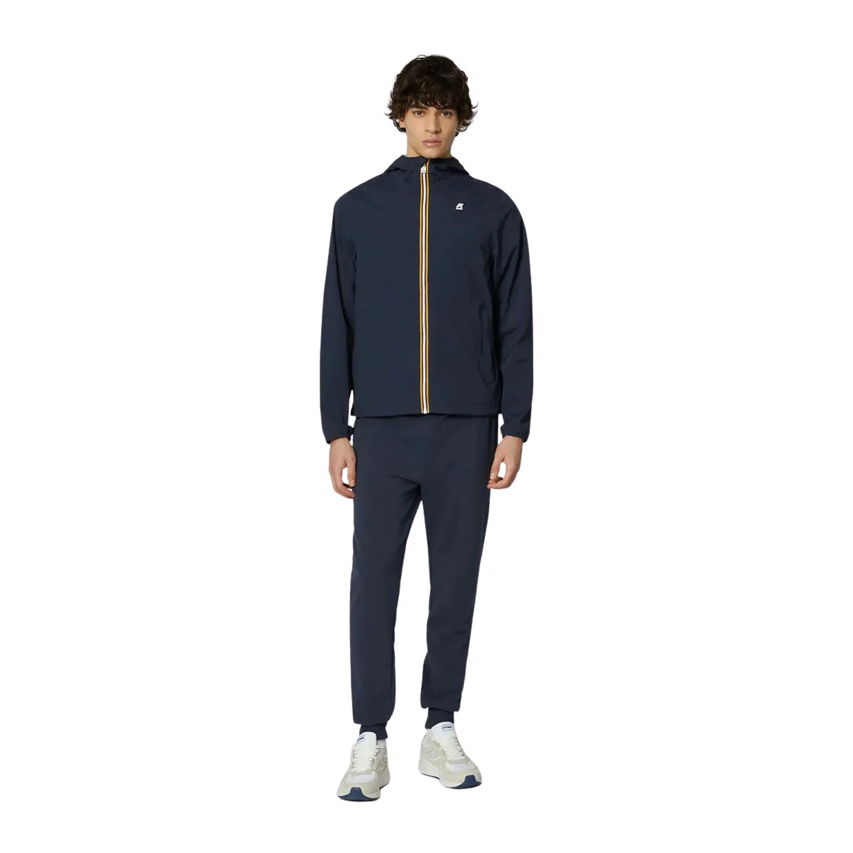 Pantaloni K-Way Le Vrai Bishop Poly Cotton Blu