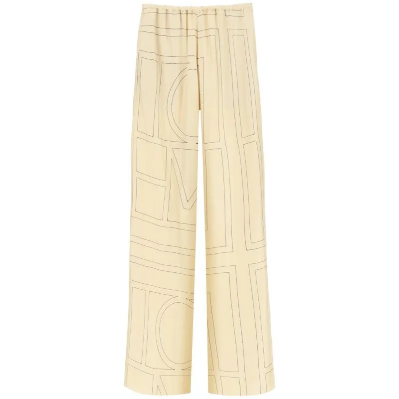 PANTALONI PAJAMA RICAMO MONOGRAM