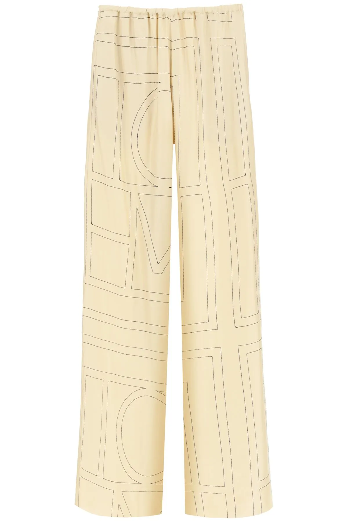PANTALONI PAJAMA RICAMO MONOGRAM