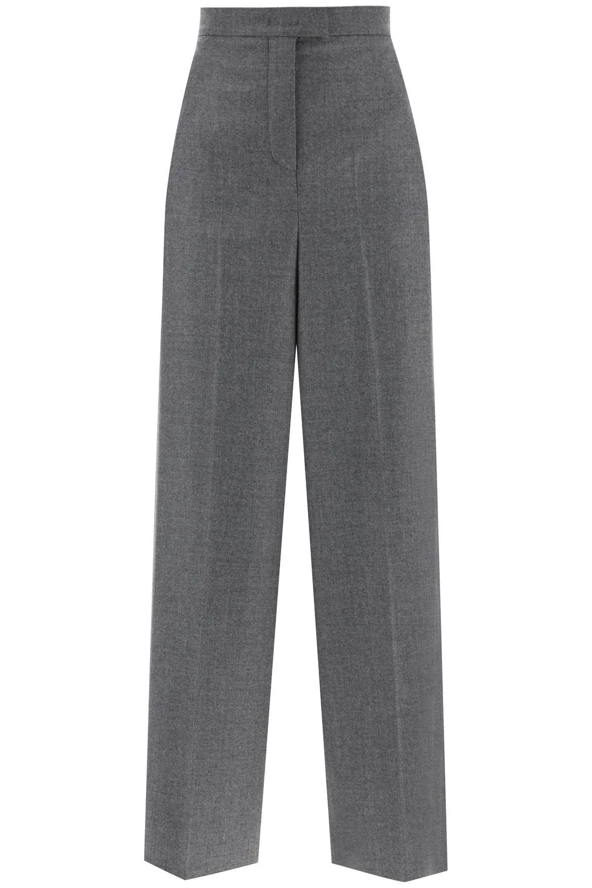 Pantaloni palazzo in lana mélange