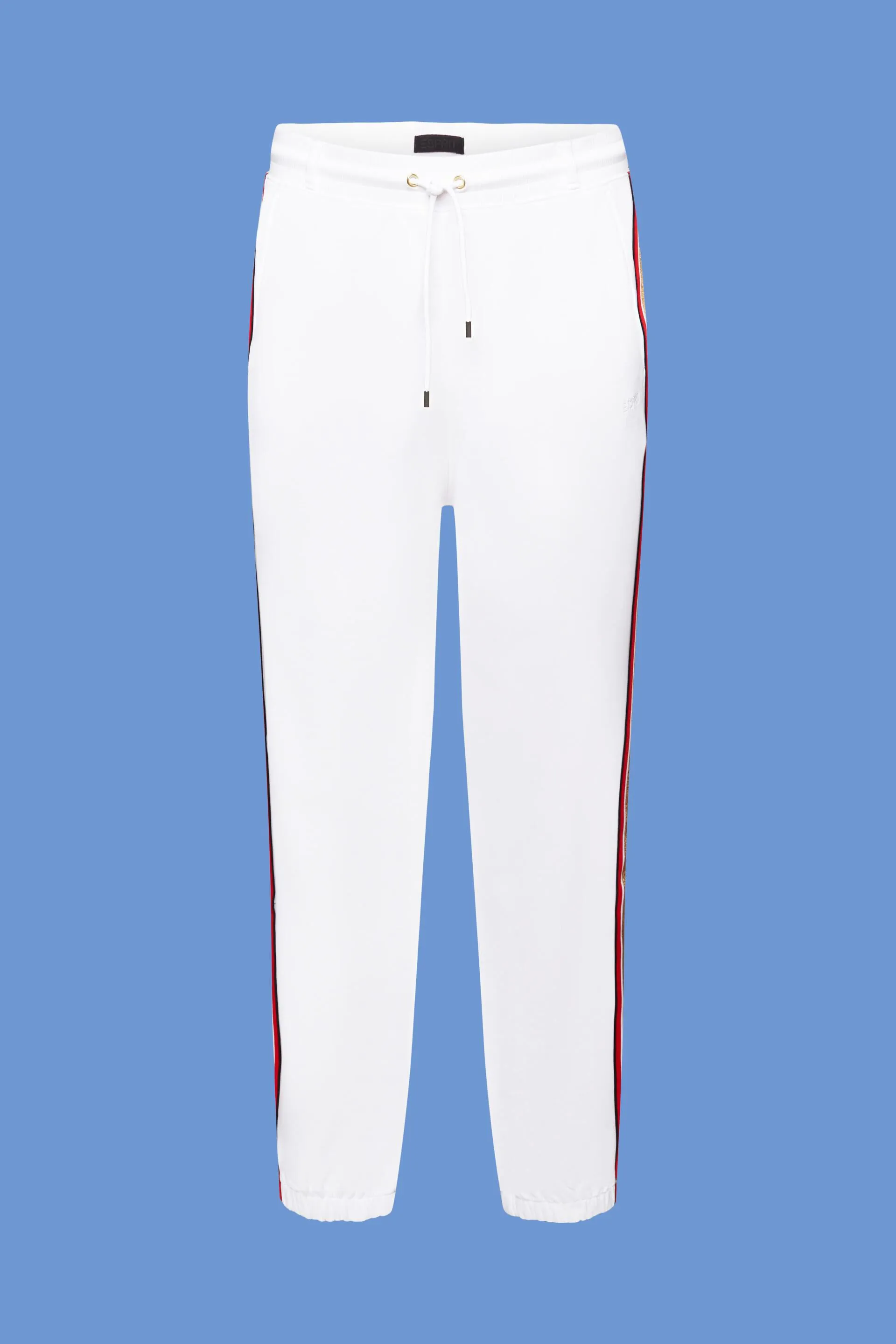 Pantaloni sportivi a righe in cotone