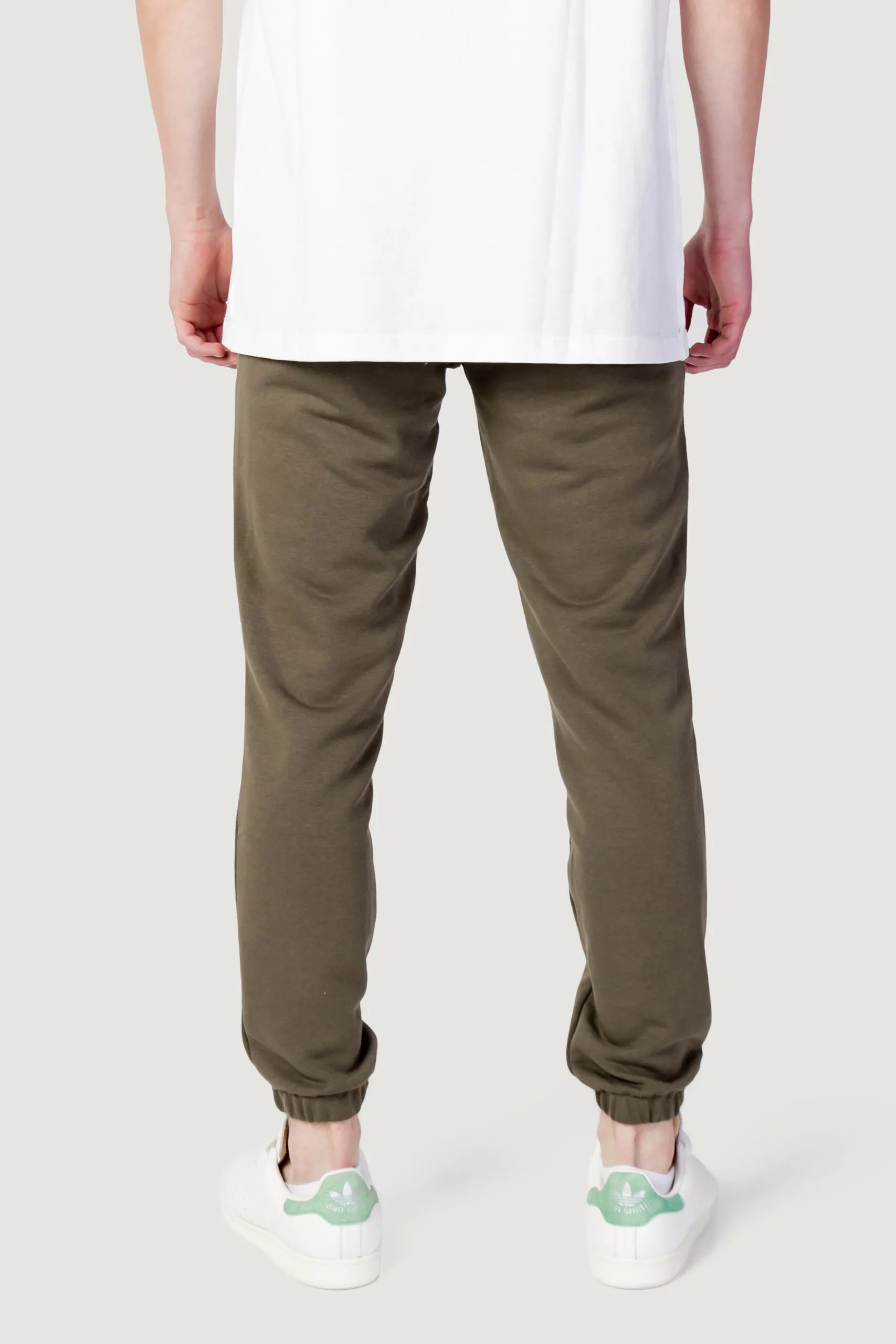 Pantaloni sportivi New Balance hoops essentials fundamental Verde Oliva