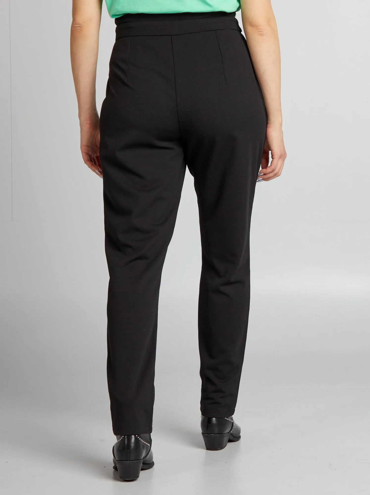 Pantaloni 'JDY' a vita alta - nero