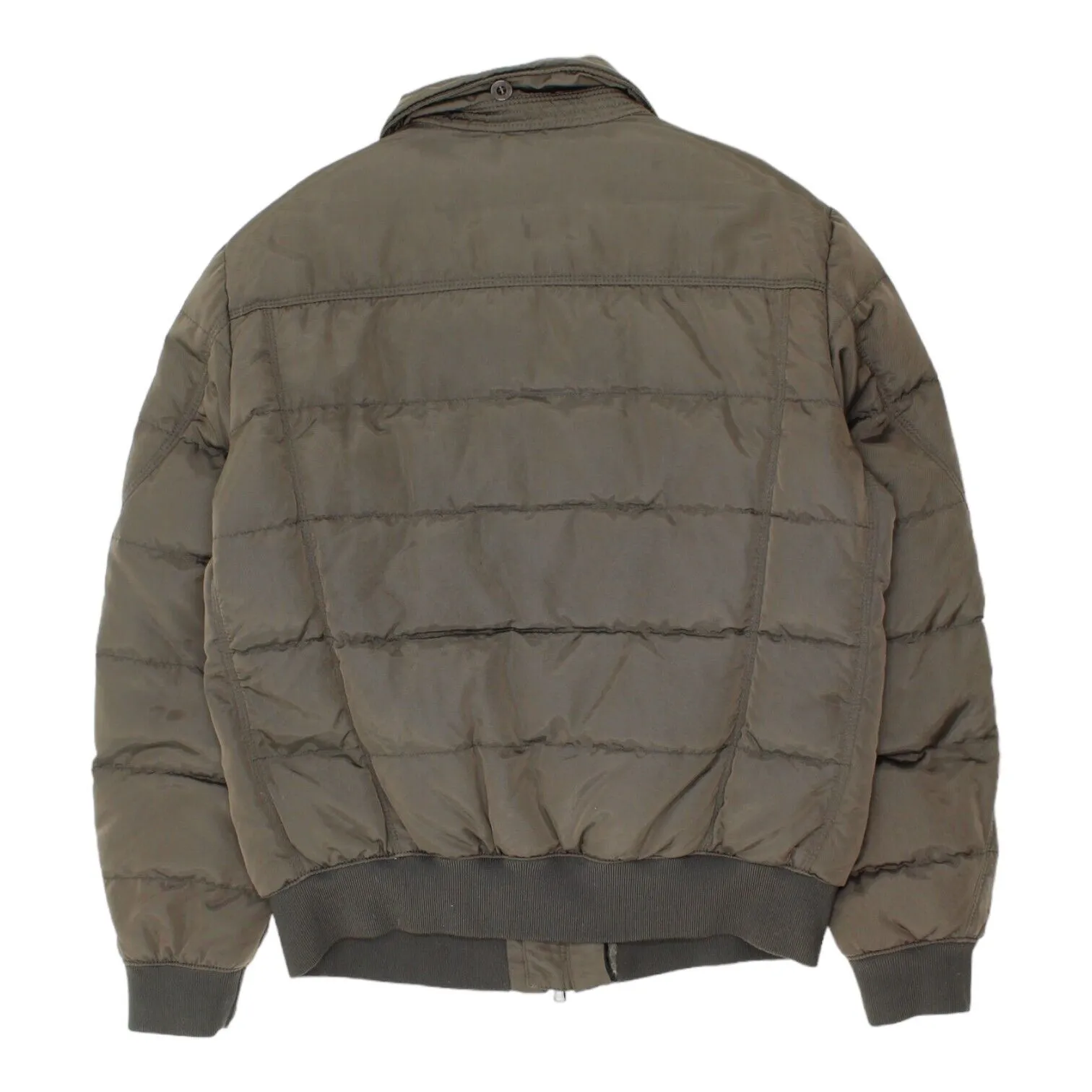 Peuterey Mens Grey Puffer Jacket | Vintage High End Designer Padded Coat VTG