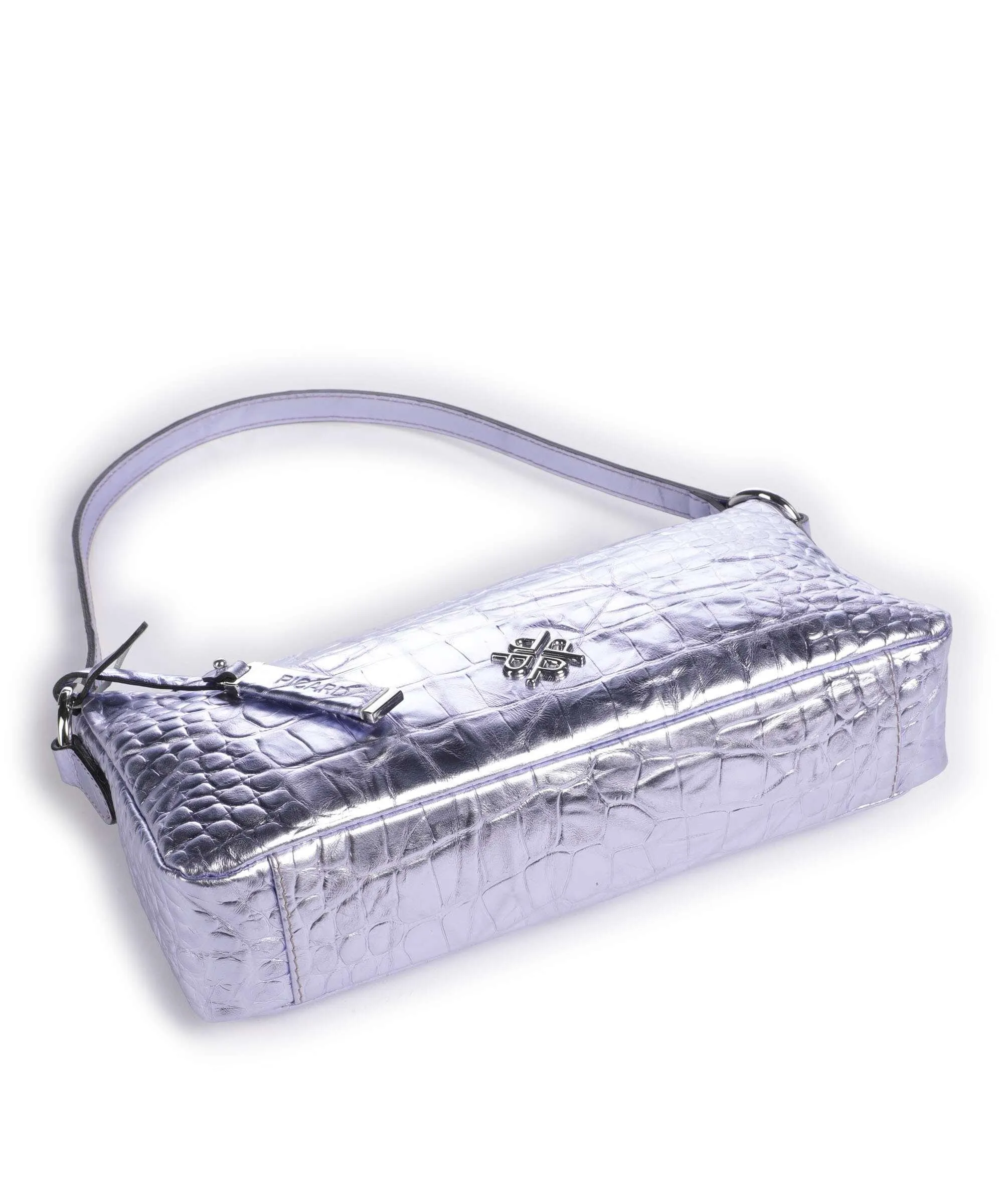  Picard Go Wild Borsa a spalla pelle di vacchetta goffrata viola  
