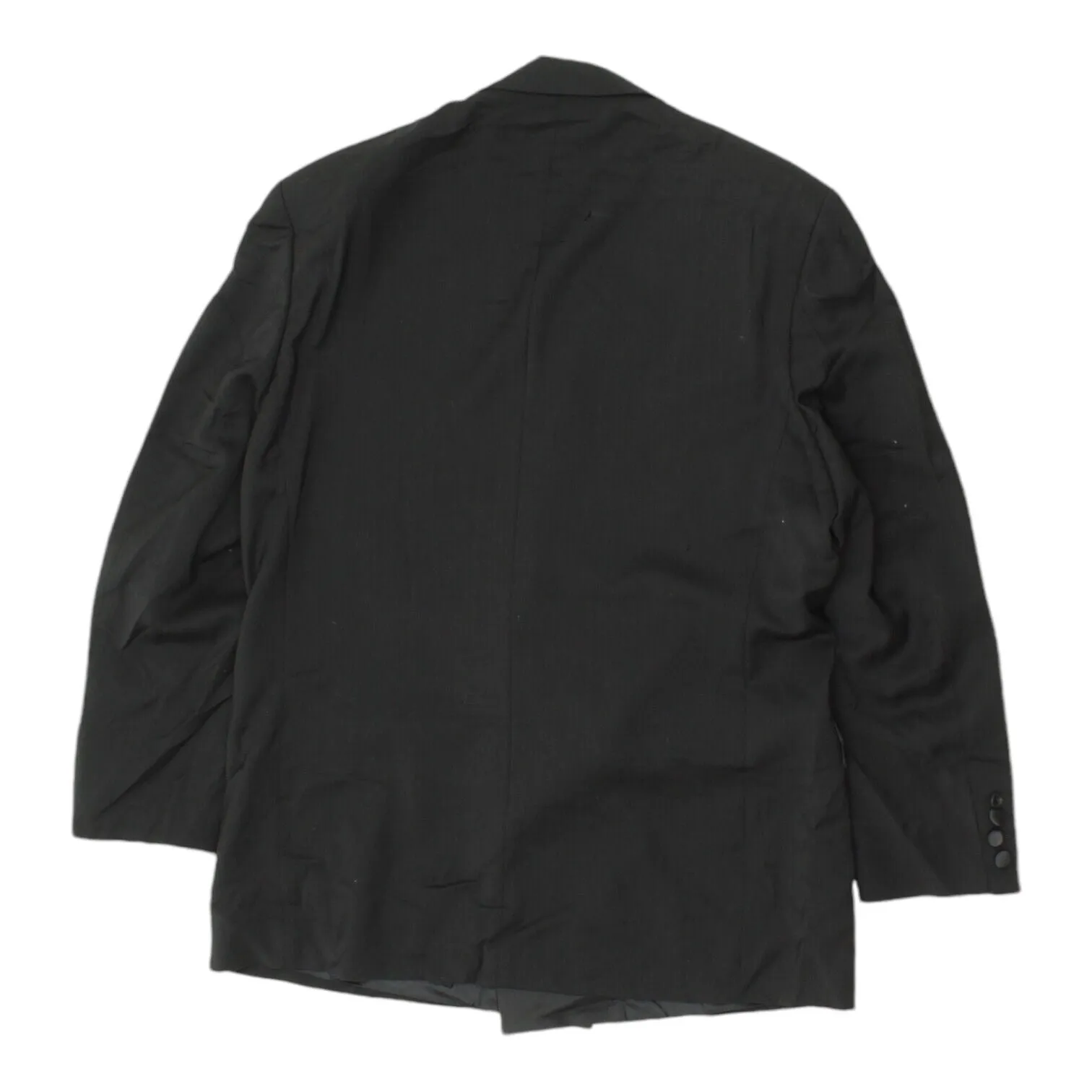 Pierre Cardin Mens Black Double Breasted Blazer Jacket | Vintage Suit Designer