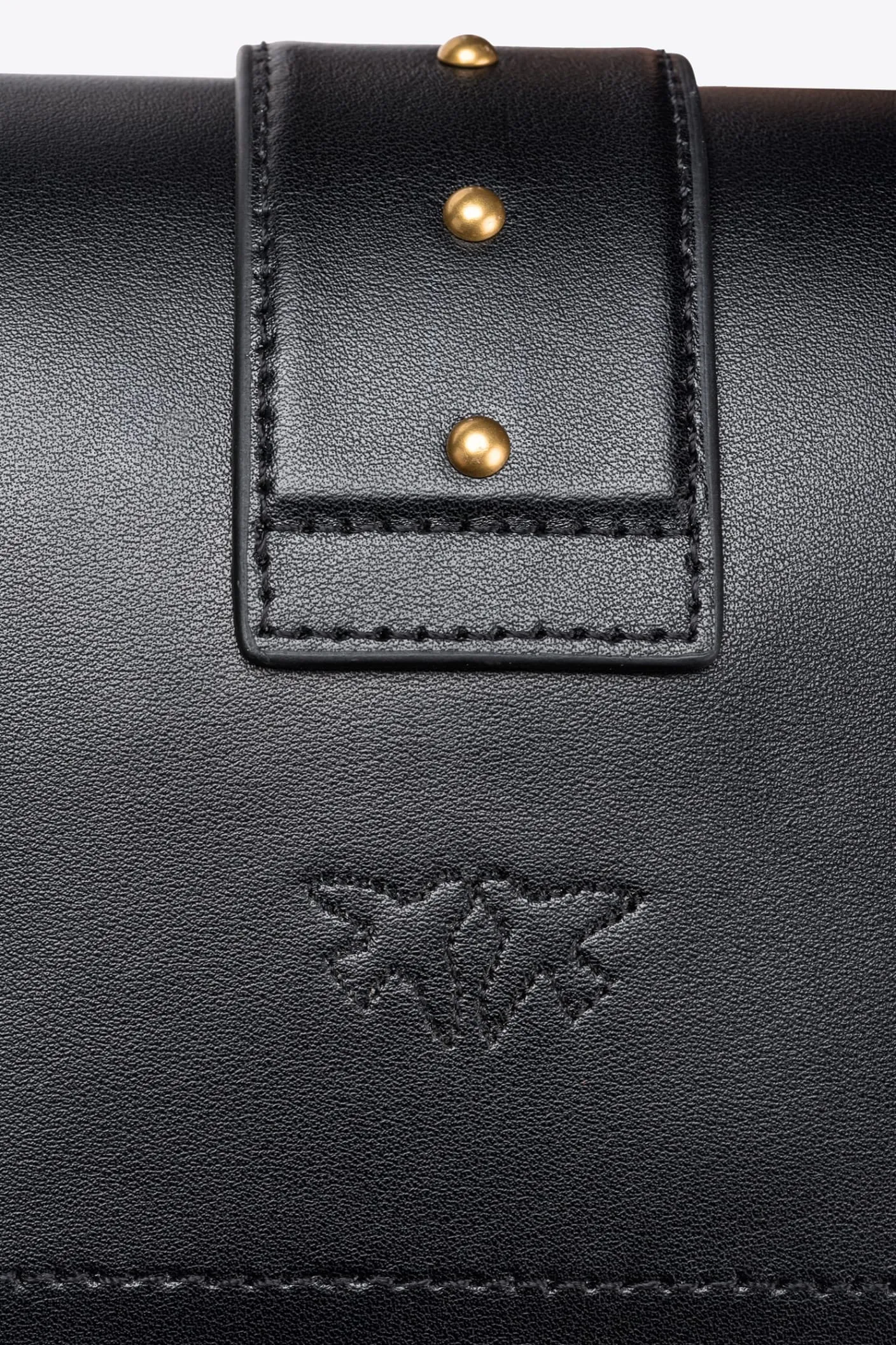PINKO NERO GOLD  MINI LOVE BAG ONE SIMPLY