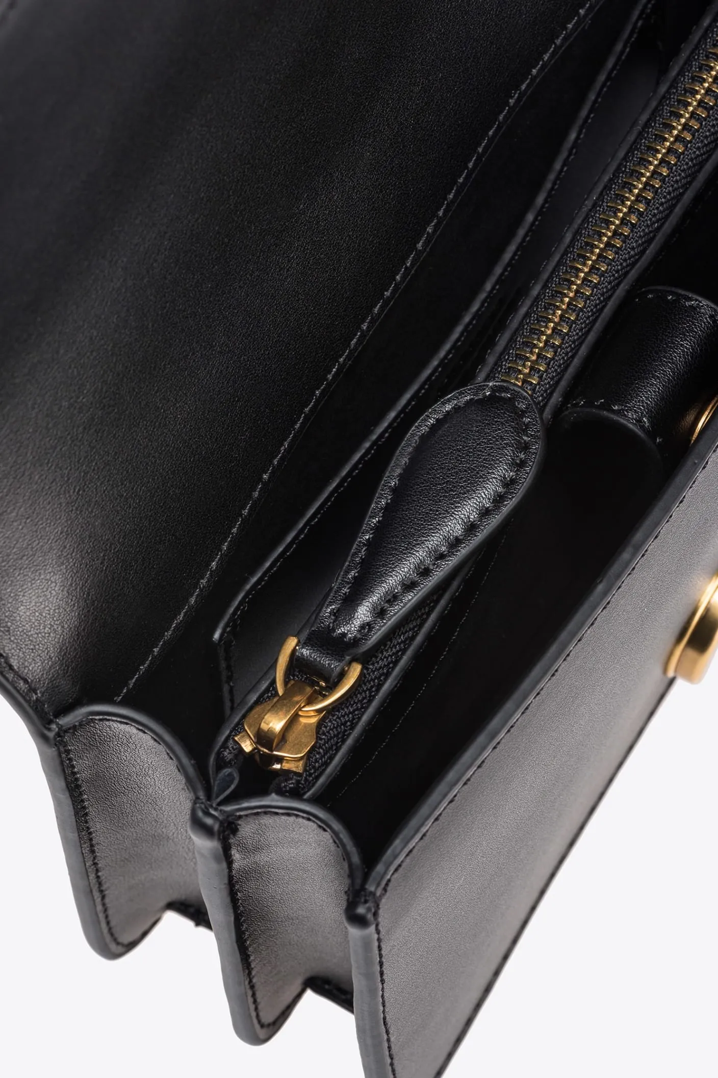 PINKO NERO GOLD  MINI LOVE BAG ONE SIMPLY