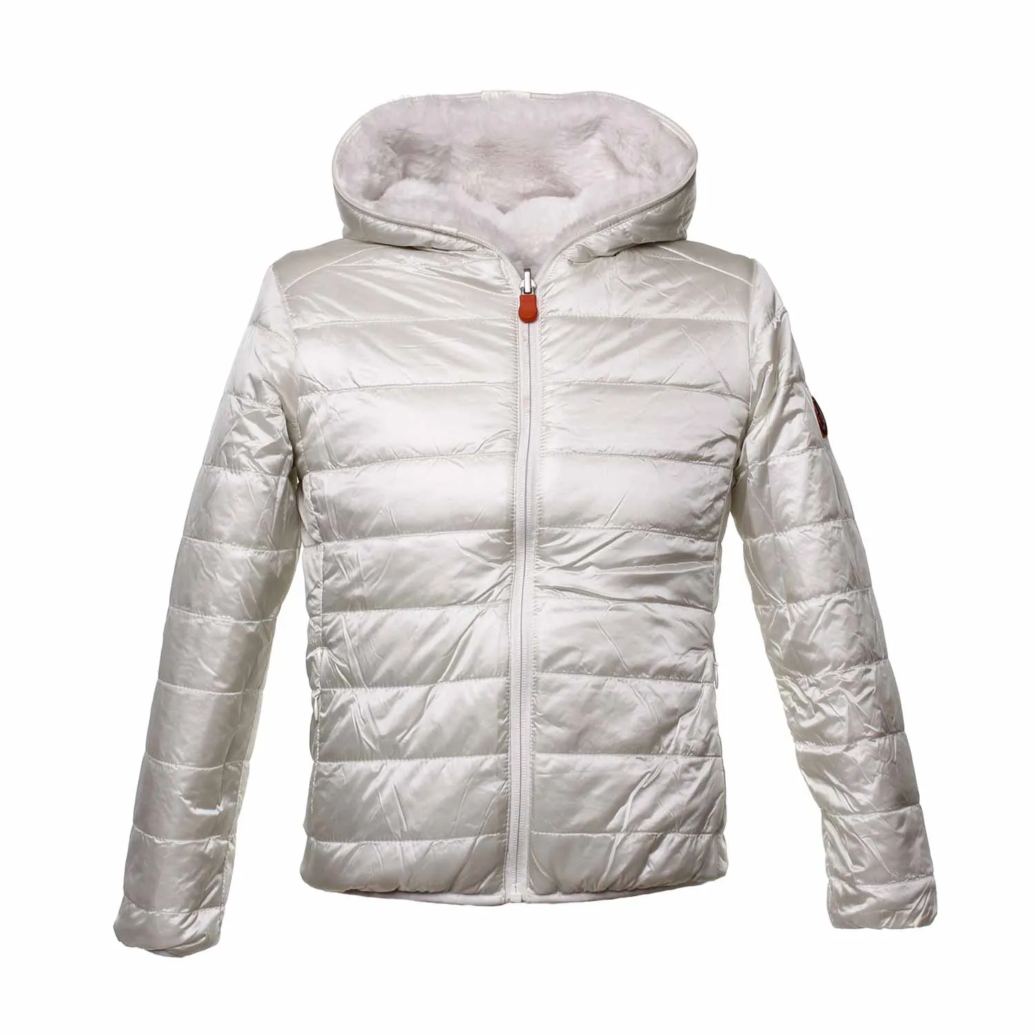 Piumino Bianco Reversibile Girl