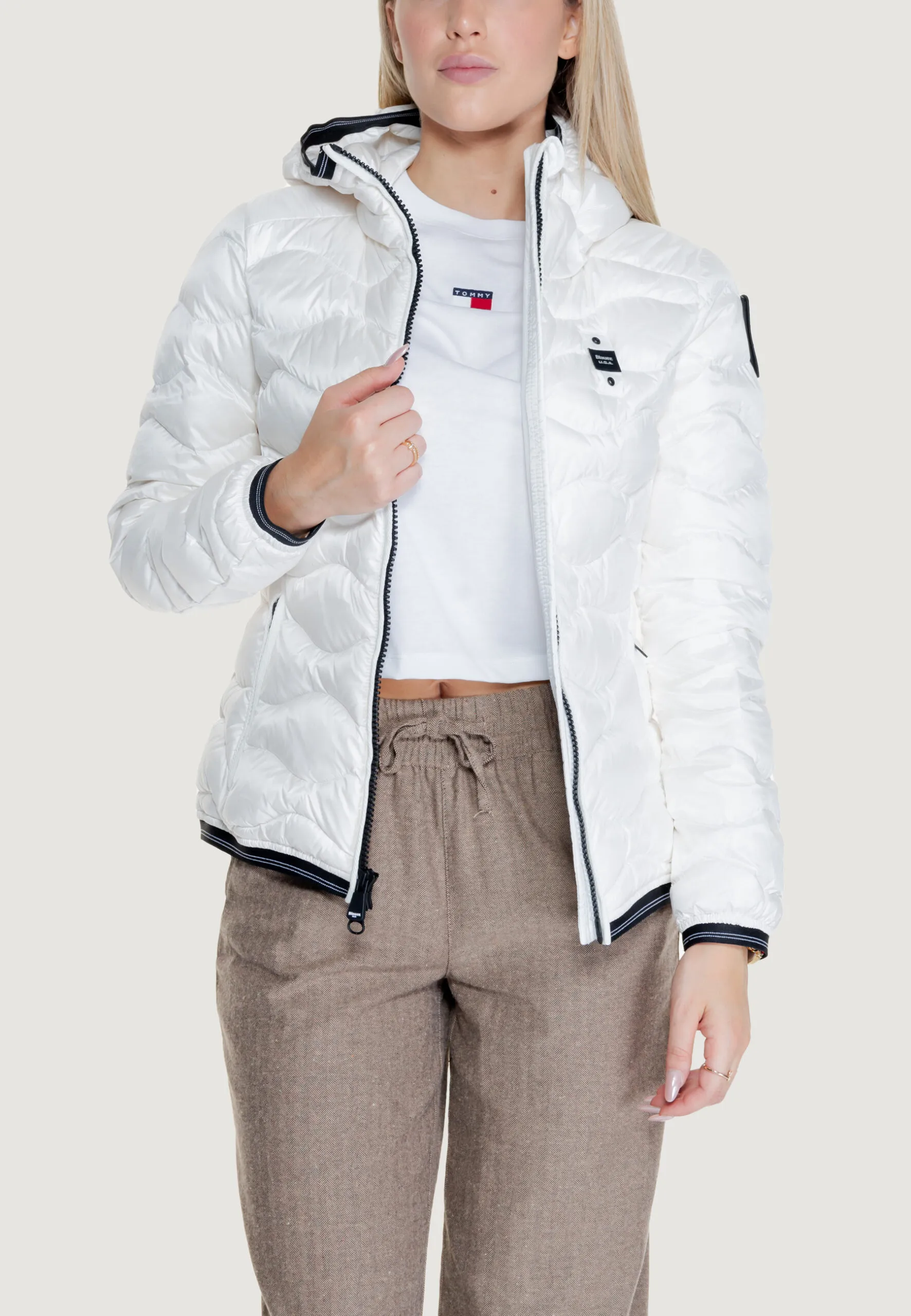 Piumino Blauer CAMELIA Bianco