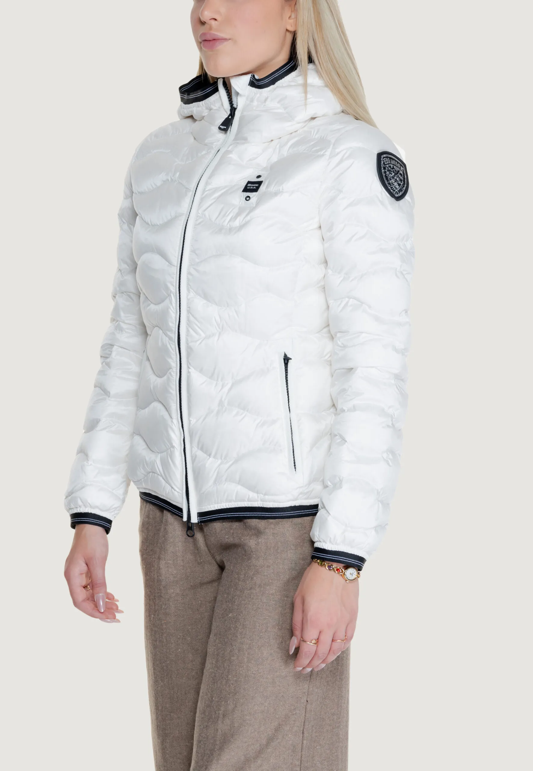 Piumino Blauer CAMELIA Bianco