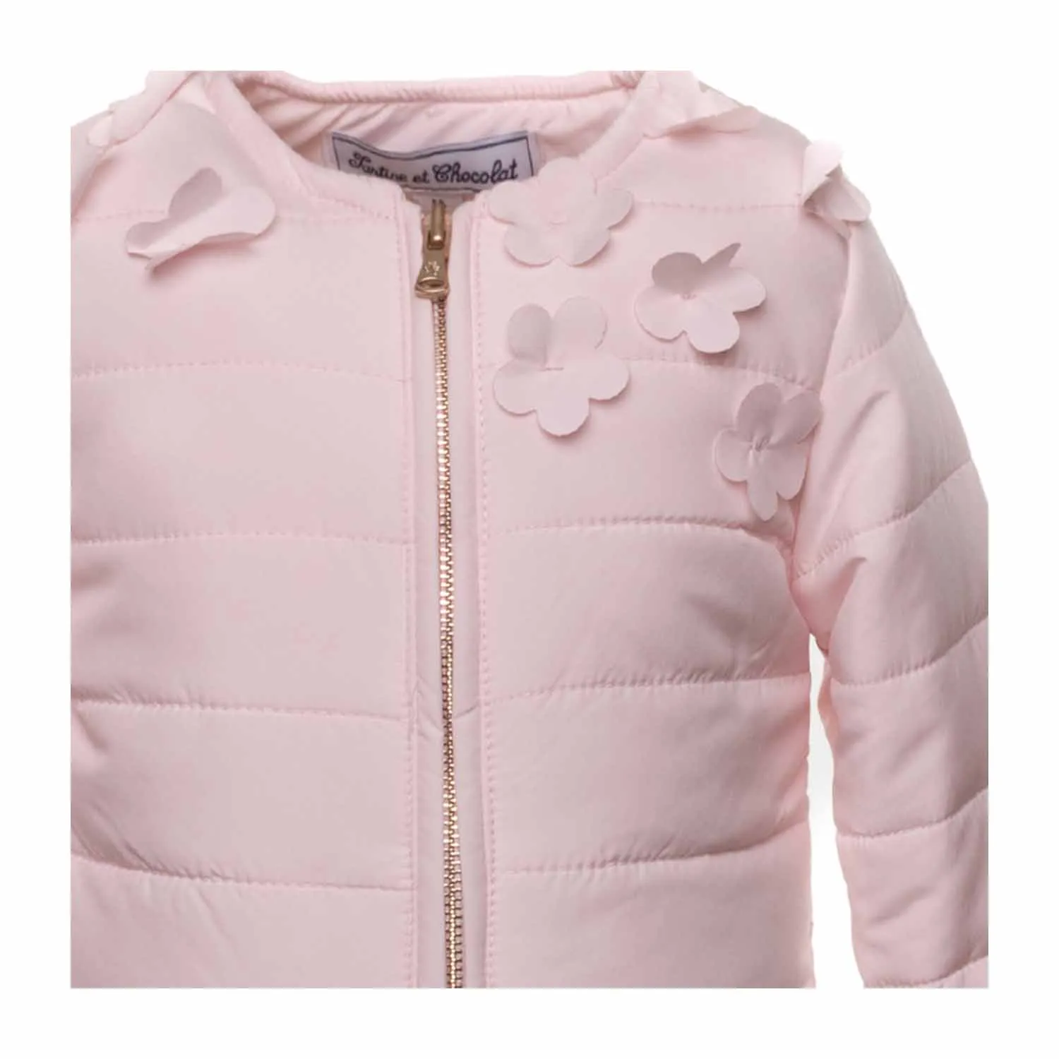 Piumino Rosa Neonata Bimba
