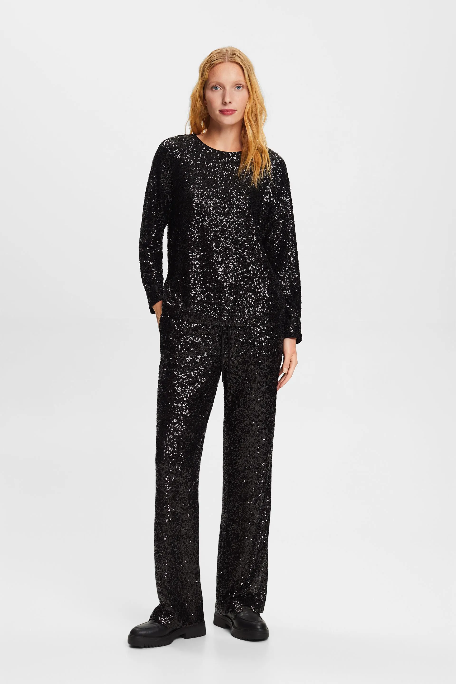 Pullover con paillettes