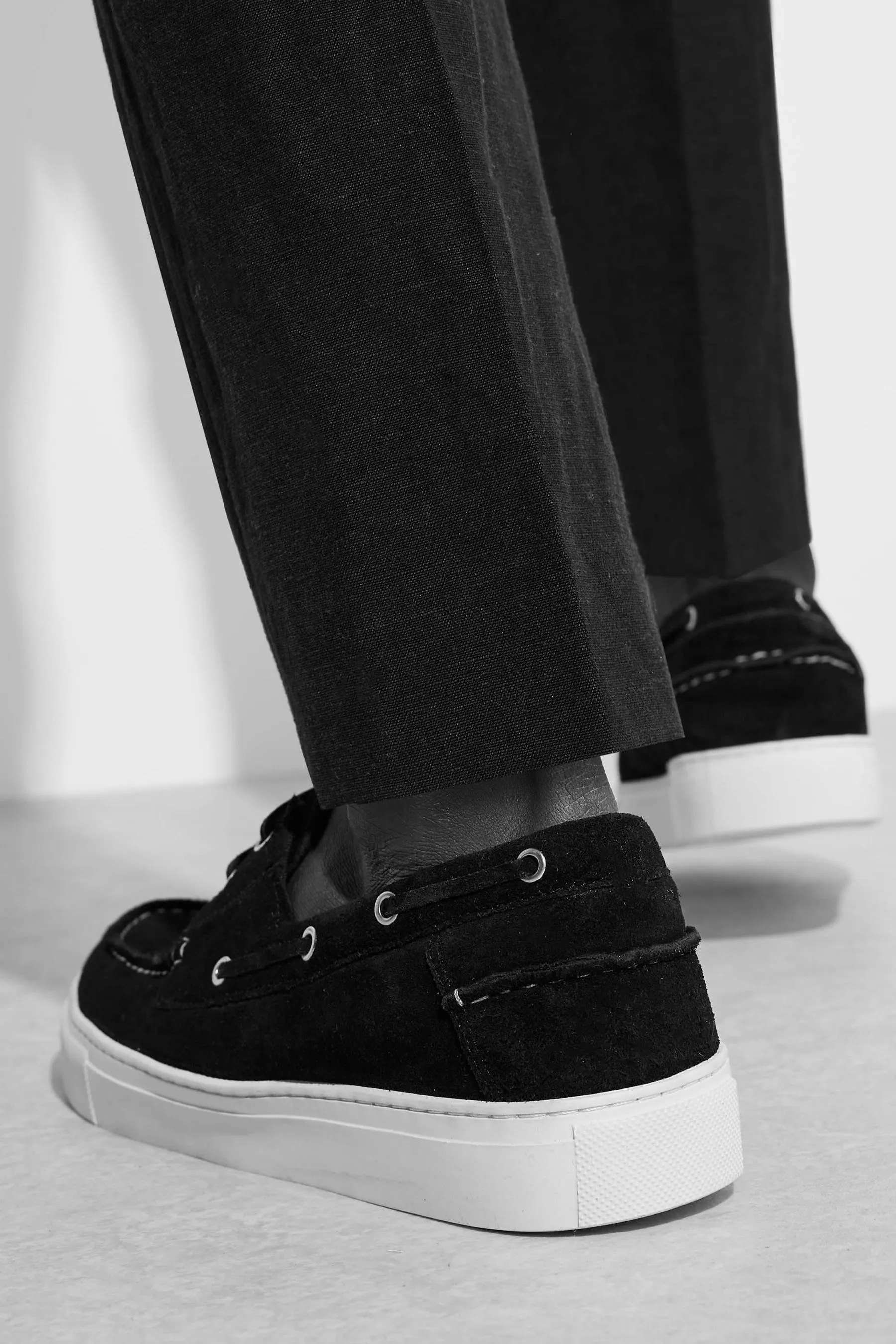 River Island - Mocassini da barca scamosciati