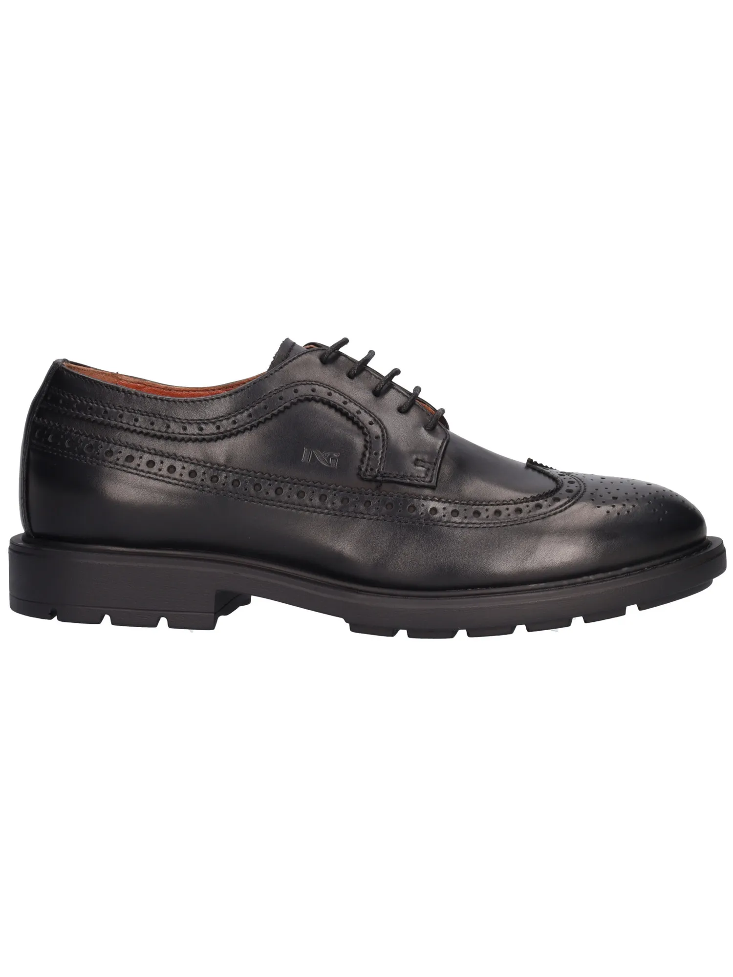 Scarpa stringata Nero Giardini da uomo nera