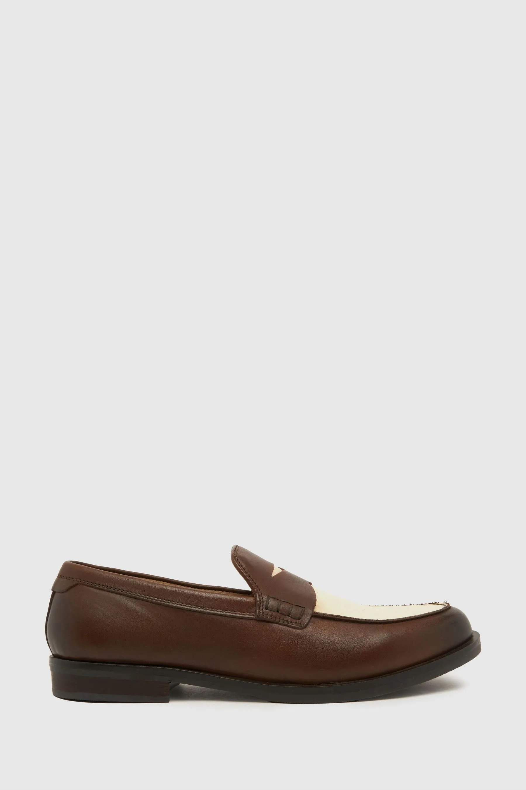Schuh - Rufus - Marrone a contrasto - Mocassini