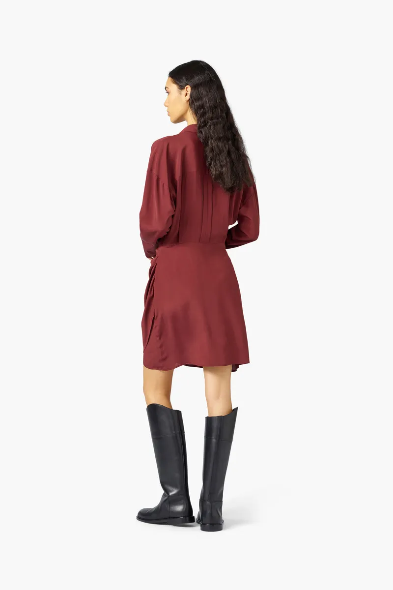 SEMICOUTURE Abito camicia crepe de chine