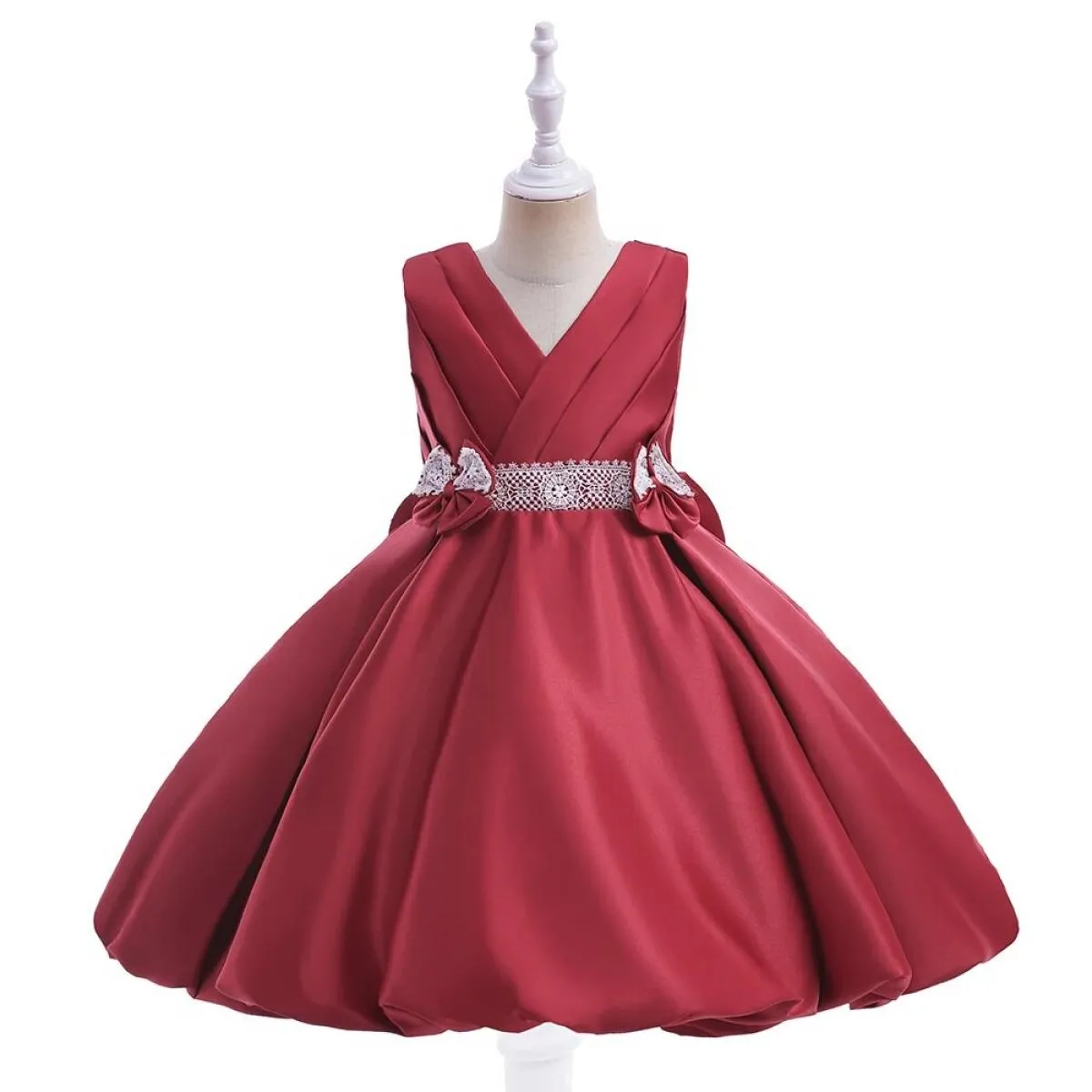 Serata di Natale Ragazza Principessa Abito da festa Abiti da spettacolo per bambini Costume per bambini Abito da sposa Formale d