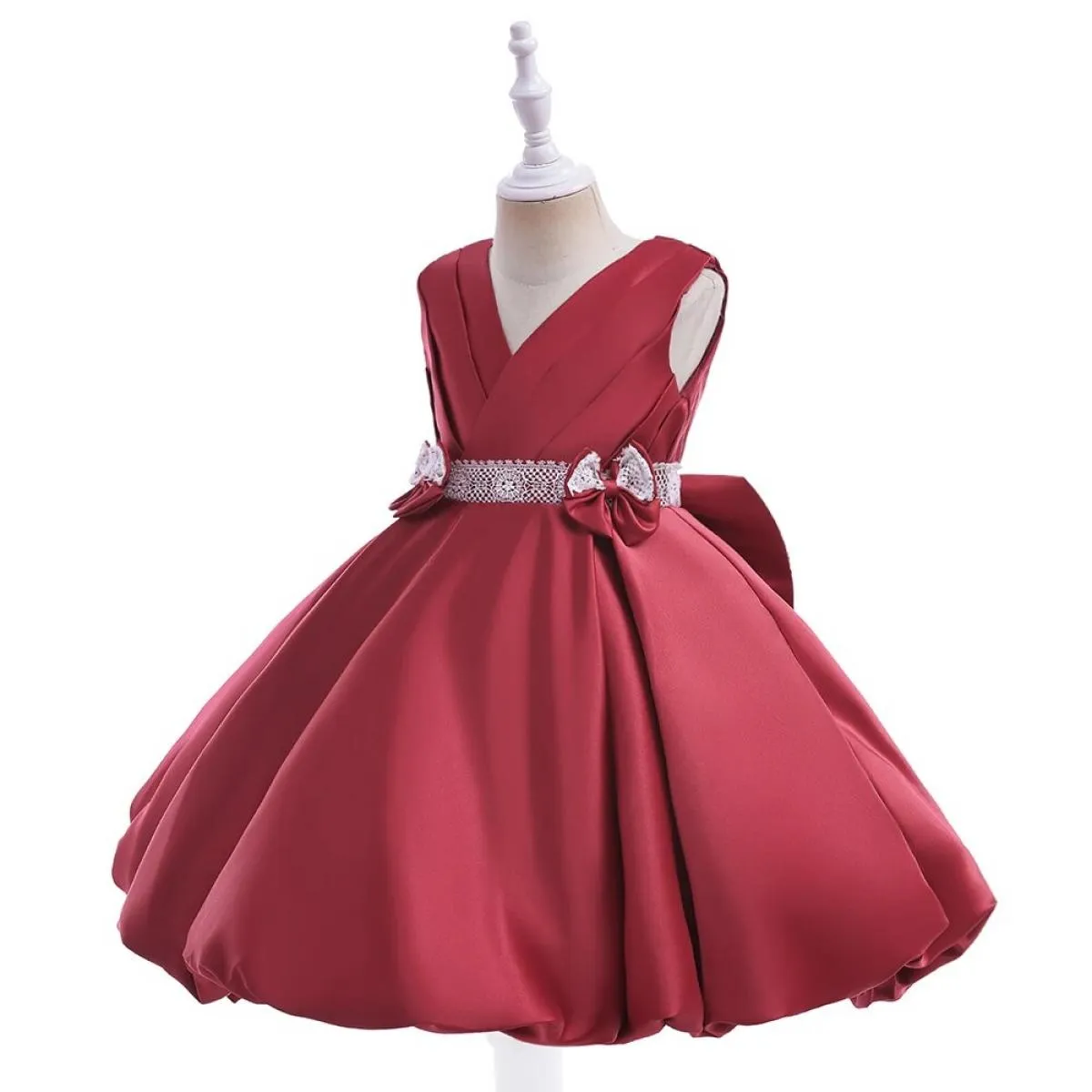 Serata di Natale Ragazza Principessa Abito da festa Abiti da spettacolo per bambini Costume per bambini Abito da sposa Formale d