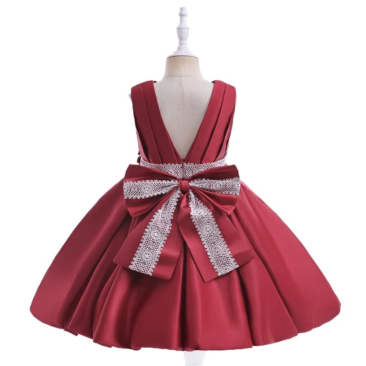 Serata di Natale Ragazza Principessa Abito da festa Abiti da spettacolo per bambini Costume per bambini Abito da sposa Formale d