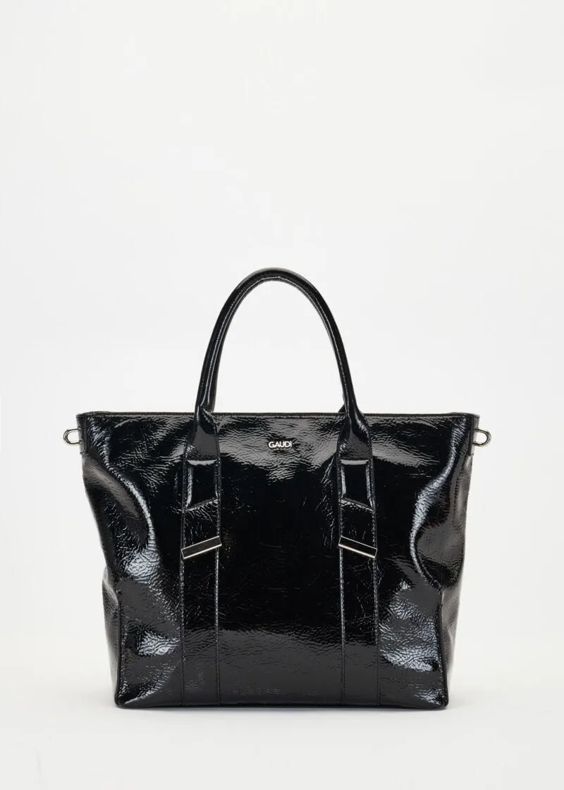 Shopping bag in vernice