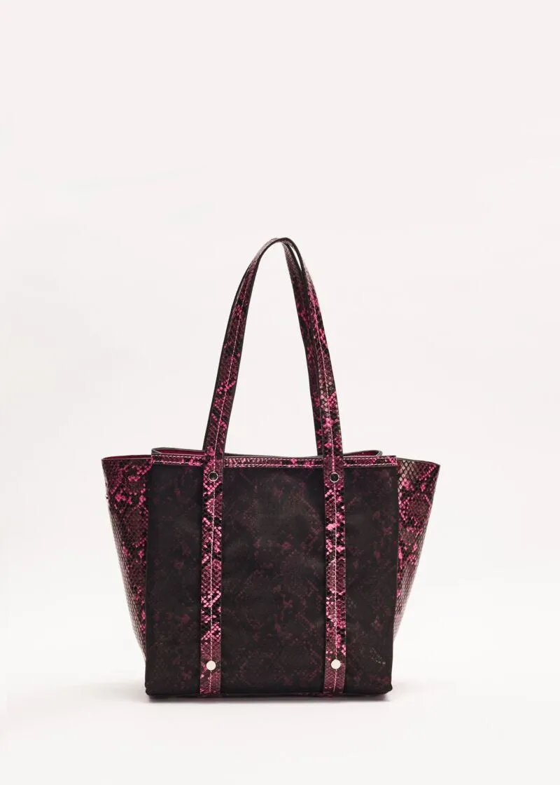 Shopping bag piccola stampa pitone