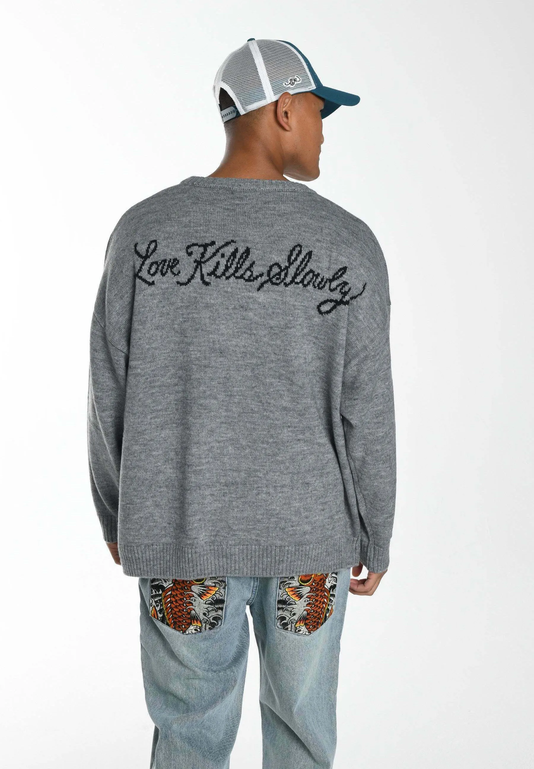 SKULL IN FLAMES  - Maglione