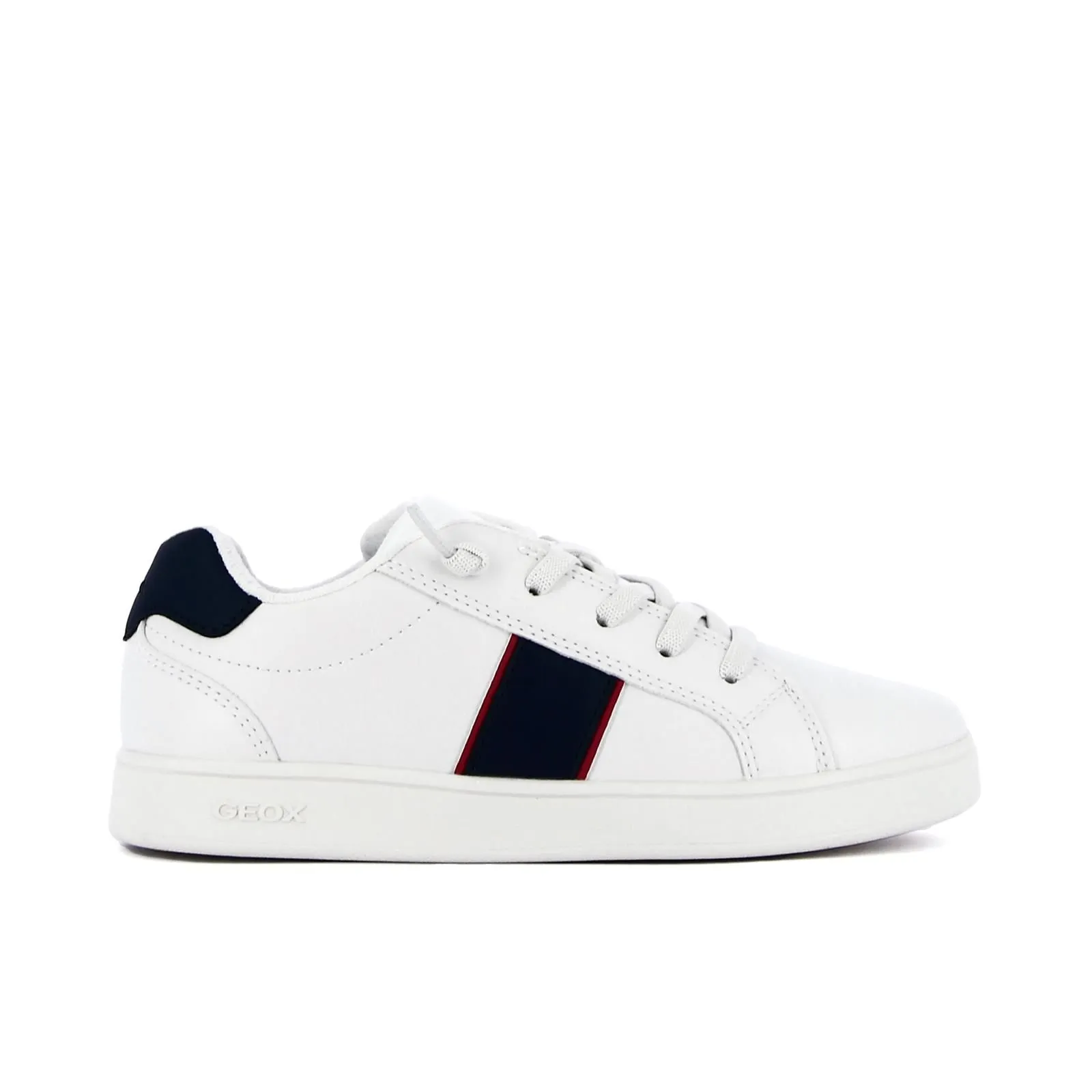 Sneakers bianche da ragazzo con lacci elastici