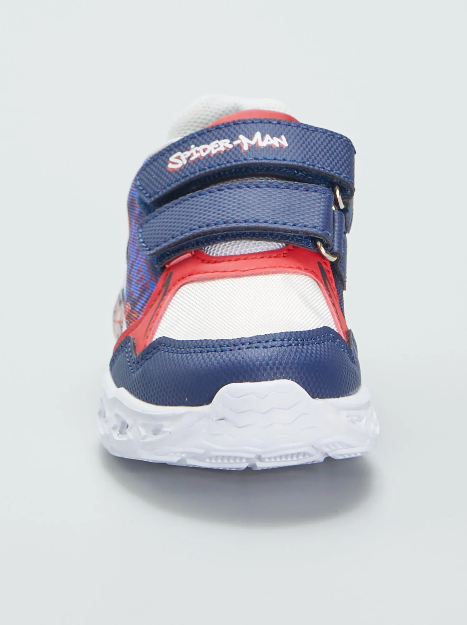 Sneakers con suola luminosa 'Spiderman' - blu