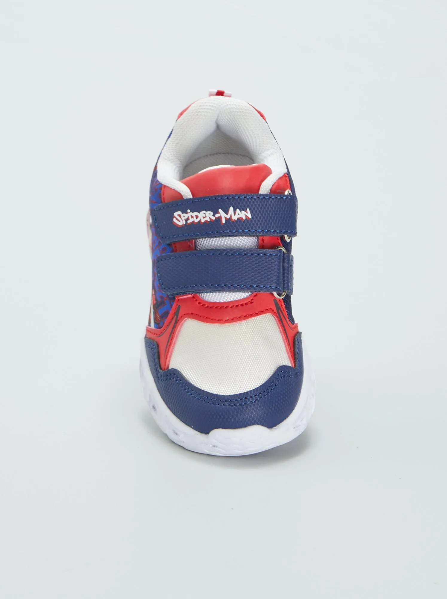 Sneakers con suola luminosa 'Spiderman' - blu