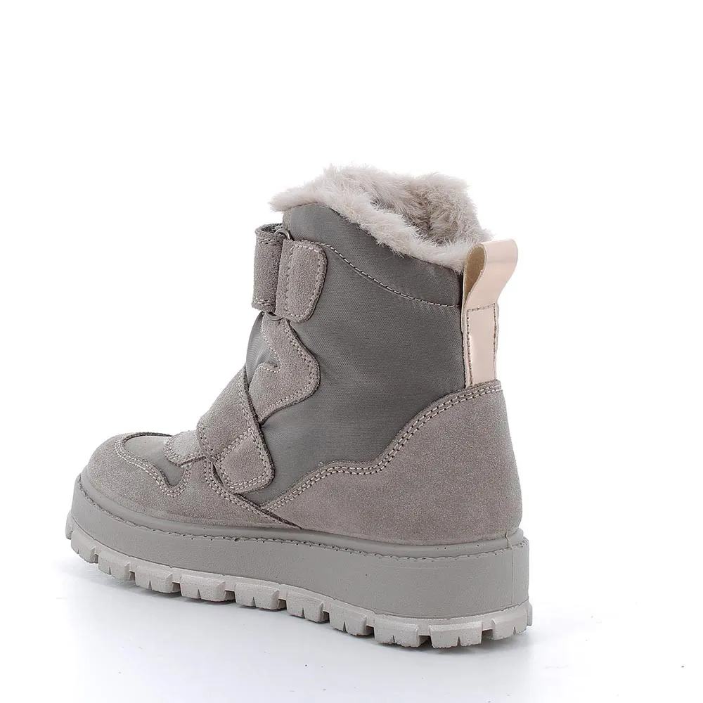 Stivaletti gore-tex da bambina beige scuro-pietra            