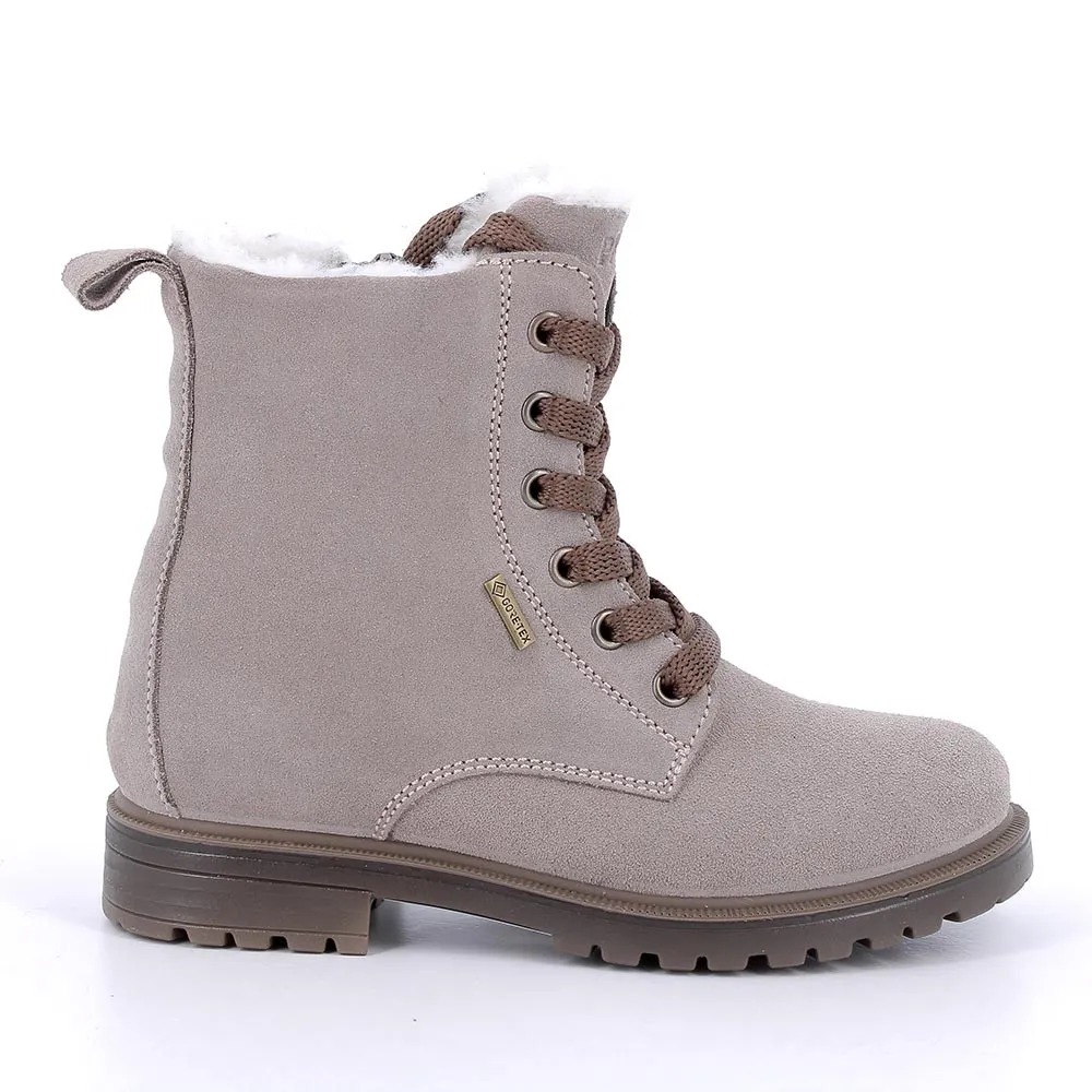 Stivaletti gore-tex in pelle da bambina marmotta            
