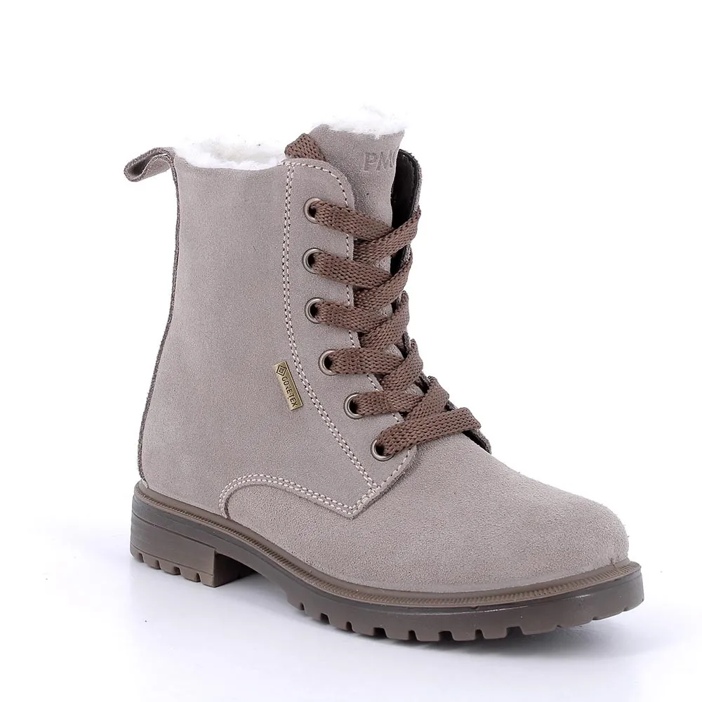 Stivaletti gore-tex in pelle da bambina marmotta            