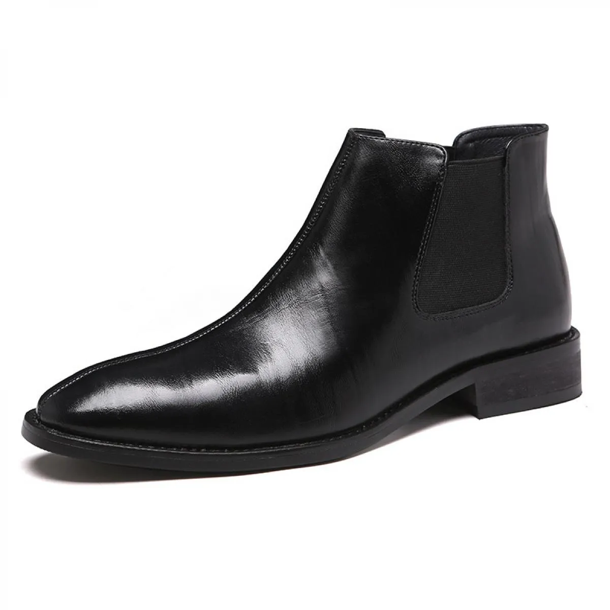 Stivaletti moda uomo Stivaletti Chelsea classici vintage Stivaletti da uomo Scarpe casual in pelle da uomo Stivali bassi da uomo