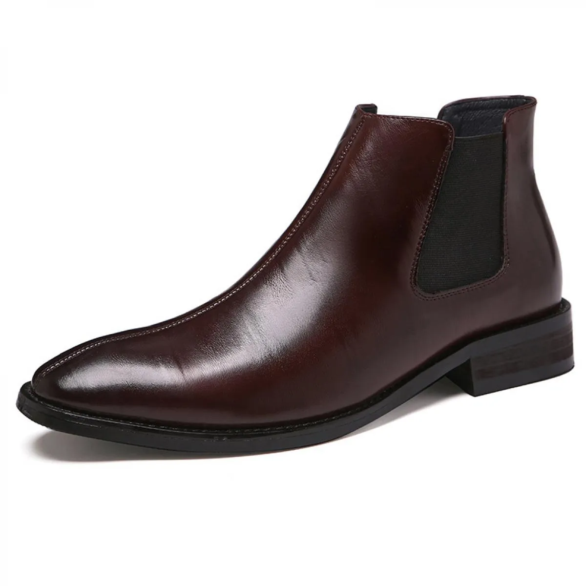 Stivaletti moda uomo Stivaletti Chelsea classici vintage Stivaletti da uomo Scarpe casual in pelle da uomo Stivali bassi da uomo