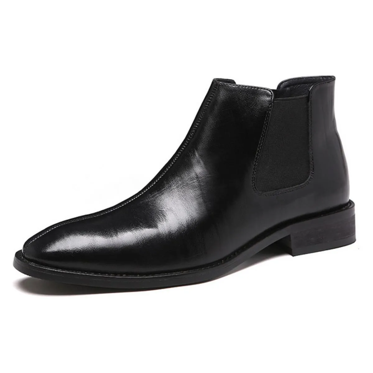 Stivaletti moda uomo Stivaletti Chelsea classici vintage Stivaletti da uomo Scarpe casual in pelle da uomo Stivali bassi da uomo